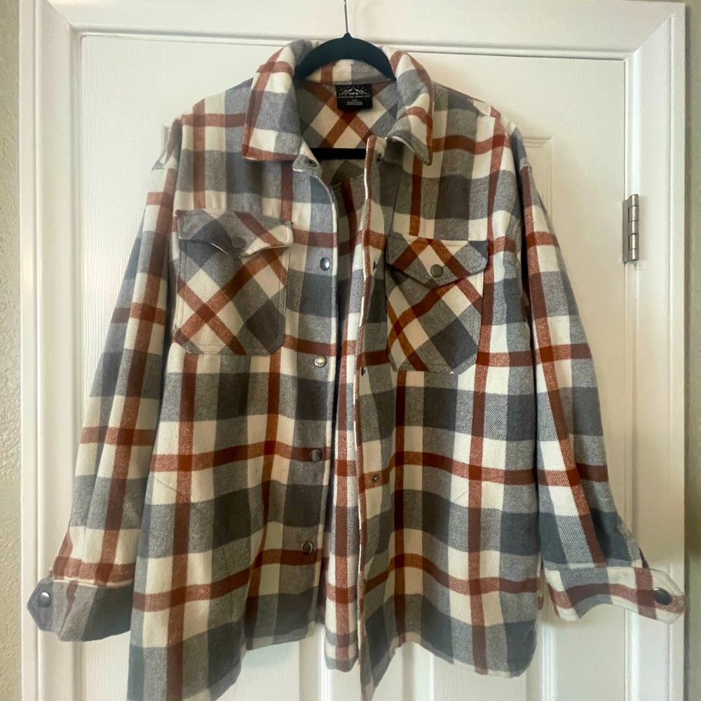 Plaid shacket